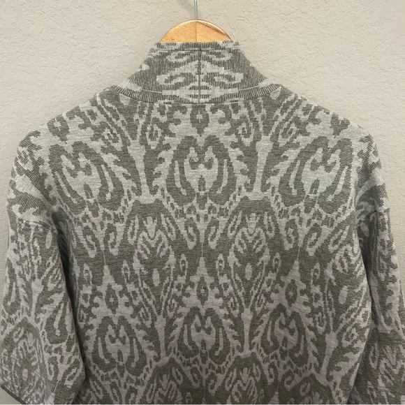 Sigrid Olsen Gray Patterned Cardigan - Picture 8 of 8